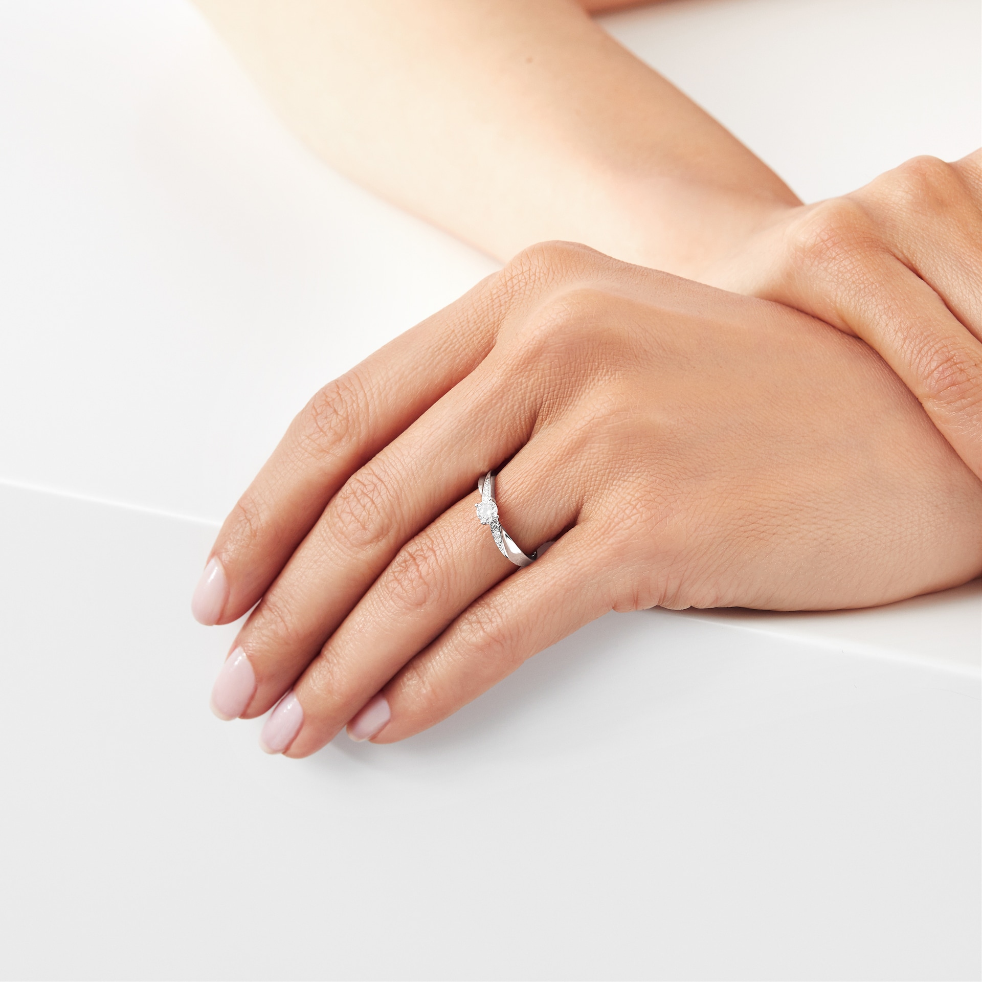 Goldsmiths 18ct White Gold 0.30ct Goldsmiths Brightest Diamond Ring