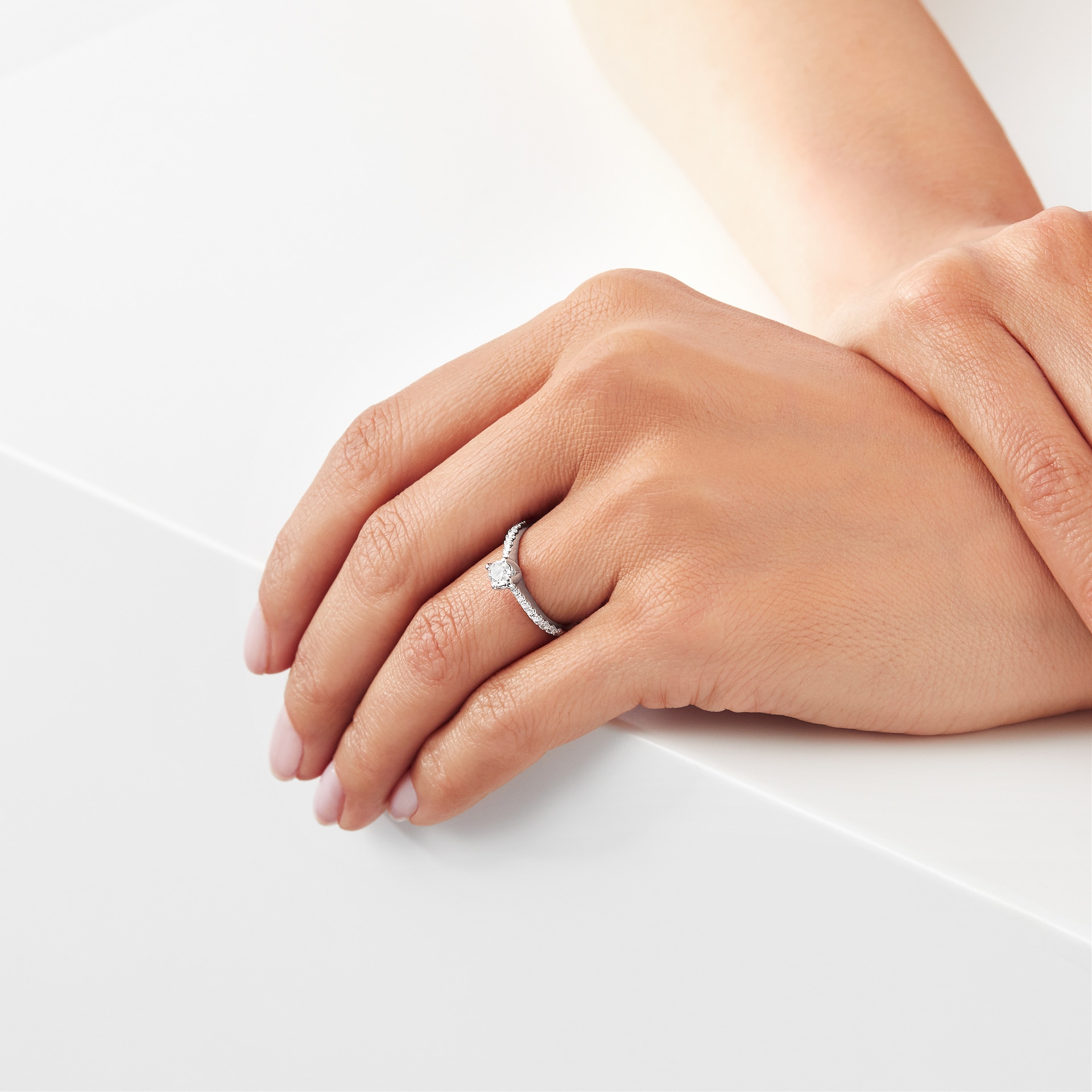 Goldsmiths Platinum 0.50ct Goldsmiths Brightest Diamond Ring