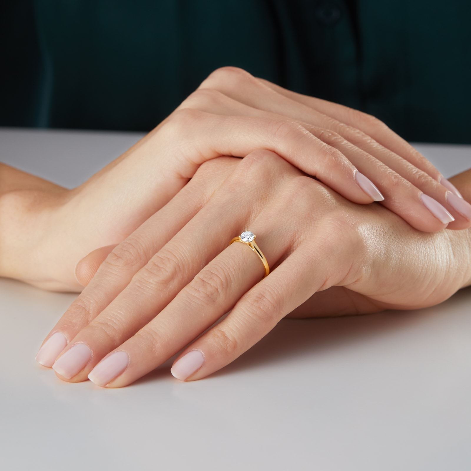 Goldsmiths 9ct Yellow Gold 0.50ct Diamond Solitaire Engagement Ring Goldsmiths 9ct Yellow Gold 0.50ct Diamond Solitaire Engagement Ring