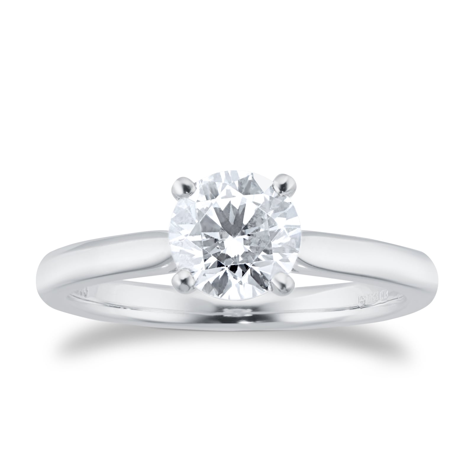 Mappin & Webb Platinum 1.00ct Diamond Round Solitaire Engagement Ring Mappin & Webb Platinum 1.00ct Diamond Round Solitaire Engagement Ring