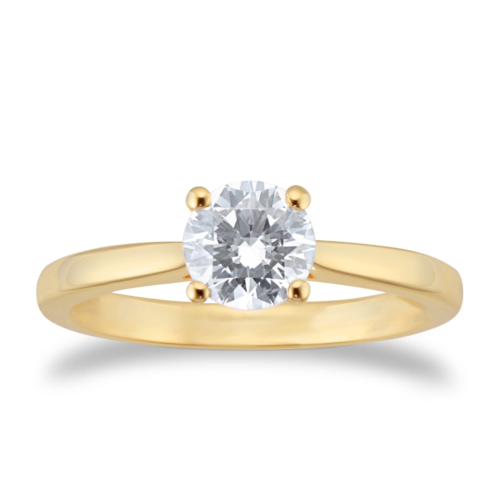Goldsmiths 18ct Yellow Gold 0.70ct Solitaire Diamond Engagement Ring Goldsmiths 18ct Yellow Gold 0.70ct Solitaire Diamond Engagement Ring