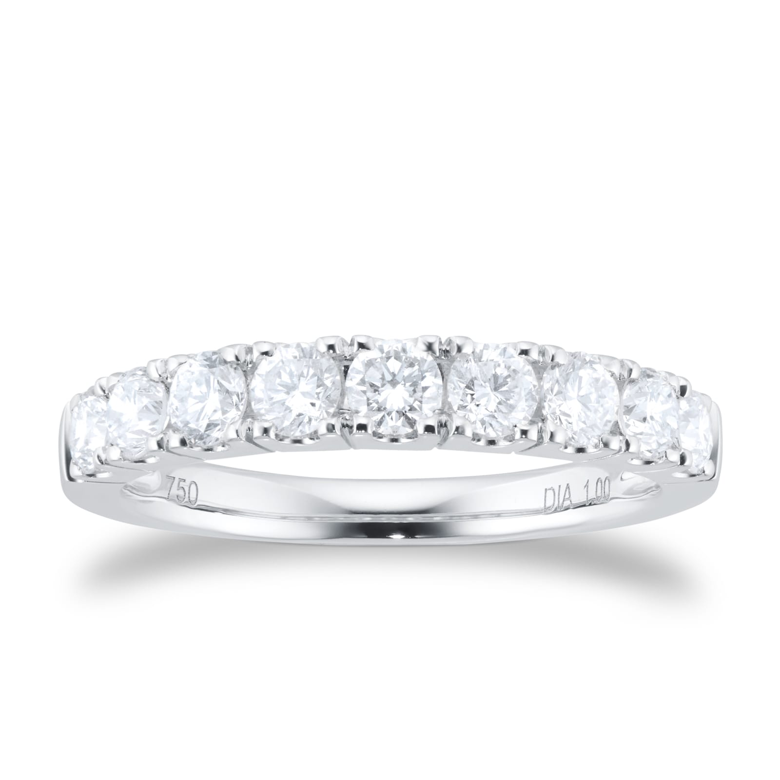 Mappin & Webb Platinum 1.00cttw Diamond Claw Set Eternity Ring Mappin & Webb Platinum 1.00cttw Diamond Claw Set Eternity Ring