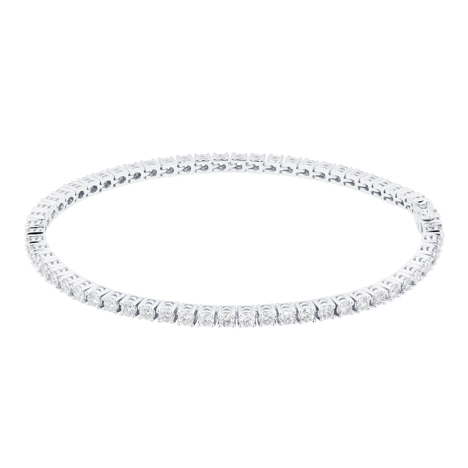 Mappin & Webb 18ct White Gold 3cttw Diamond Line Bracelet Mappin & Webb 18ct White Gold 3cttw Diamond Line Bracelet