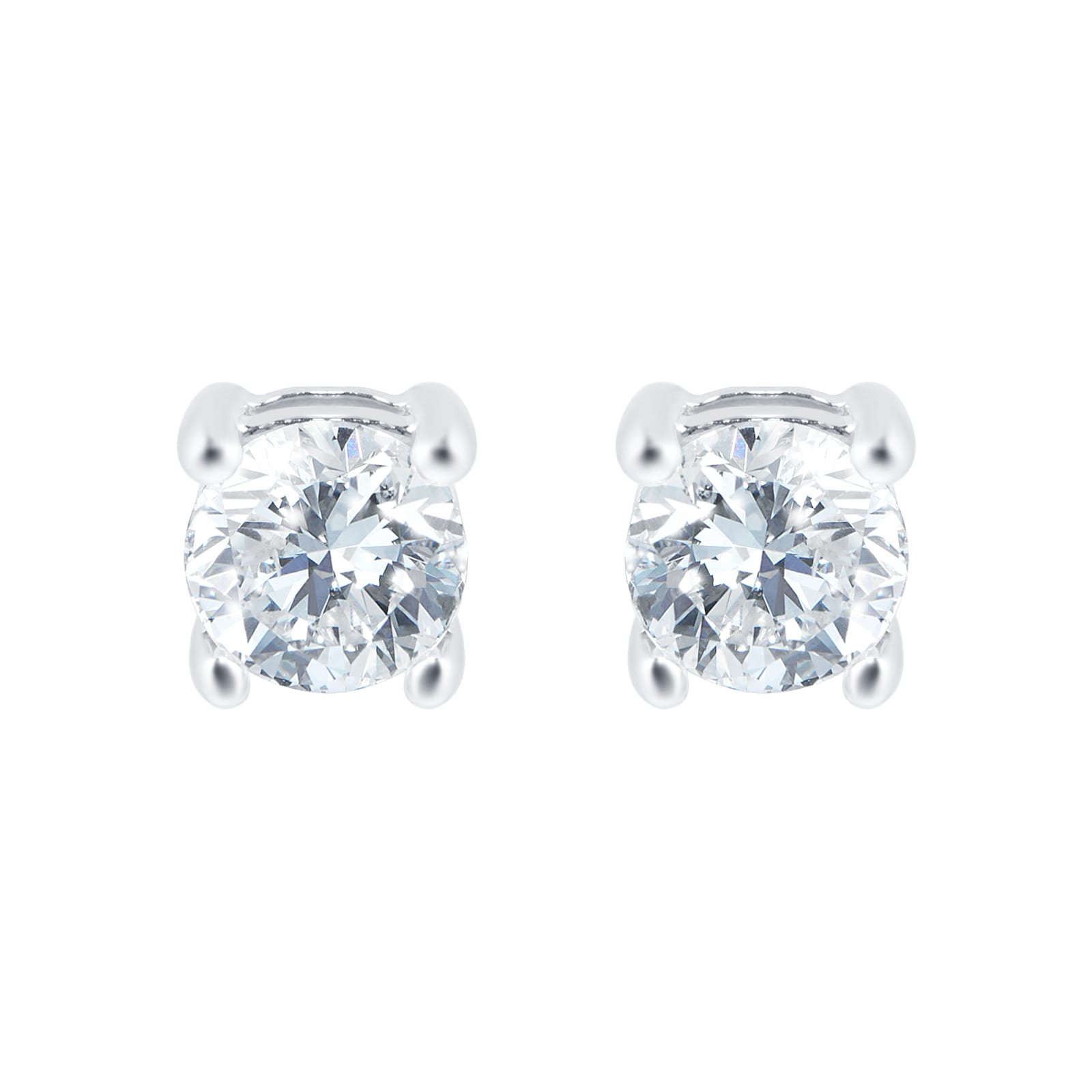 Goldsmiths Platinum 0.25cttw Goldsmiths Brightest Diamond Solitaire Stud Earrings