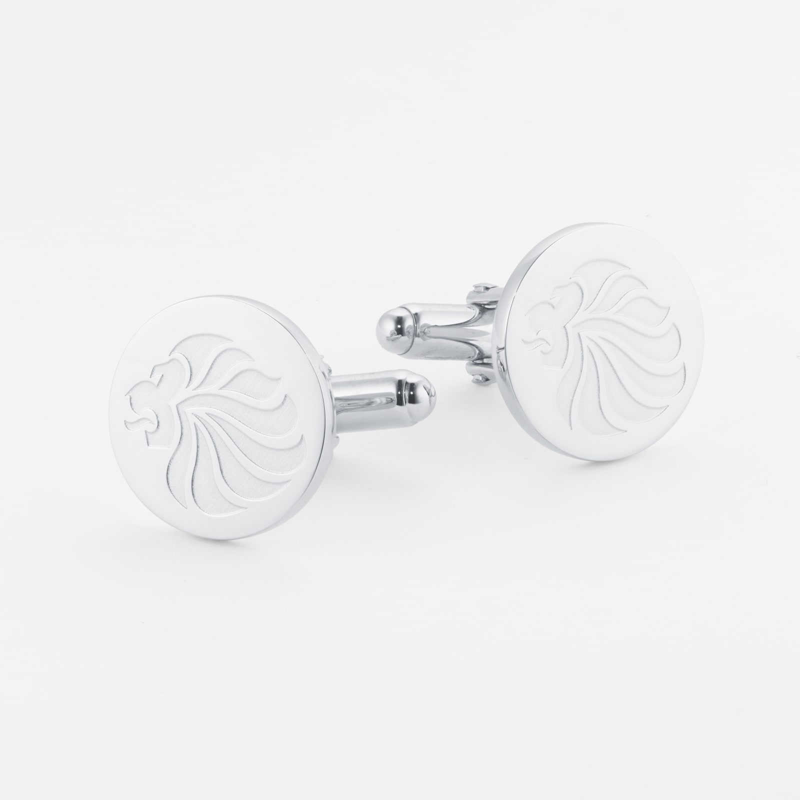 Mappin & Webb Team GB Sterling Silver Round Cufflinks Mappin & Webb Team GB Sterling Silver Round Cufflinks