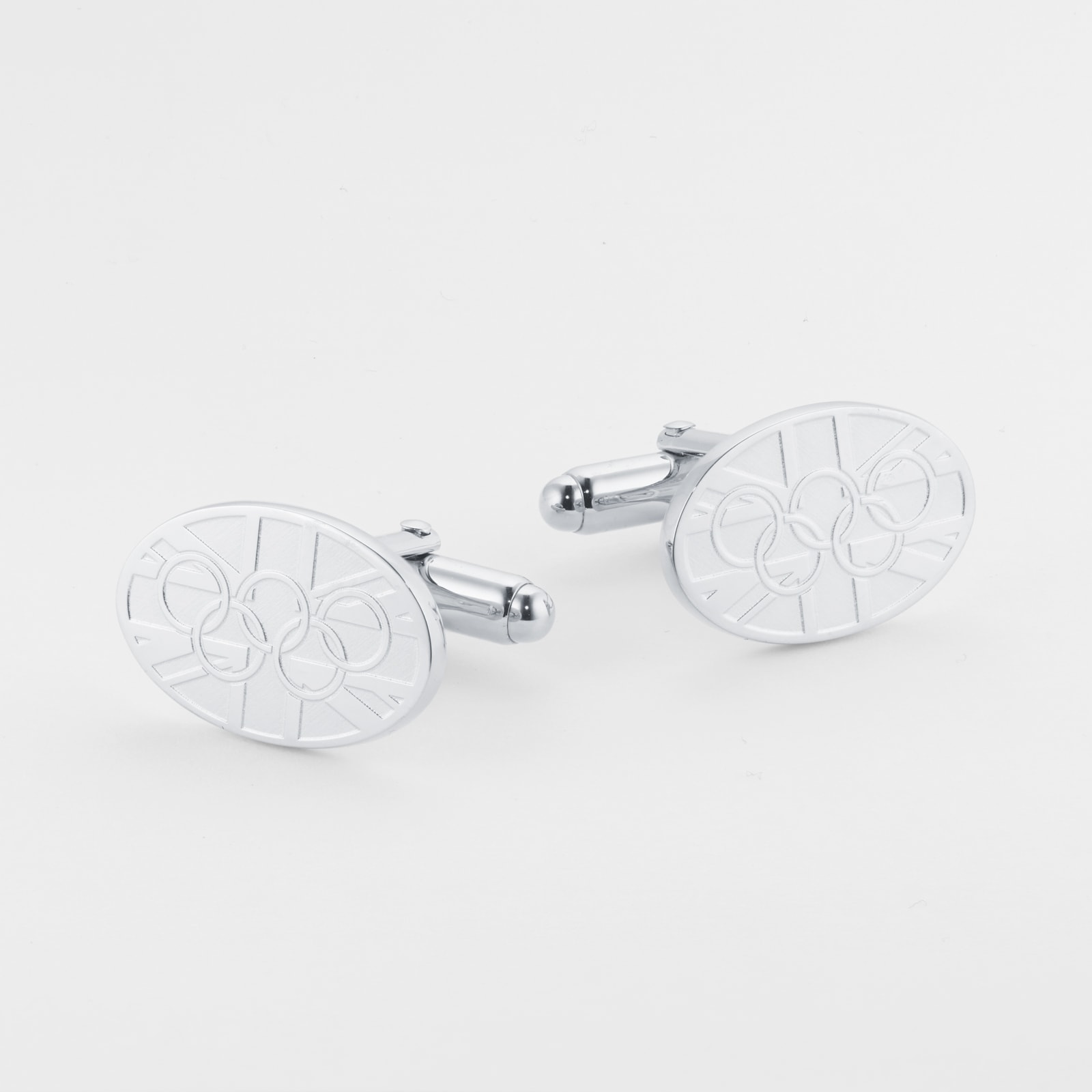 Mappin & Webb Team GB Sterling Silver Oval Cufflinks Mappin & Webb Team GB Sterling Silver Oval Cufflinks