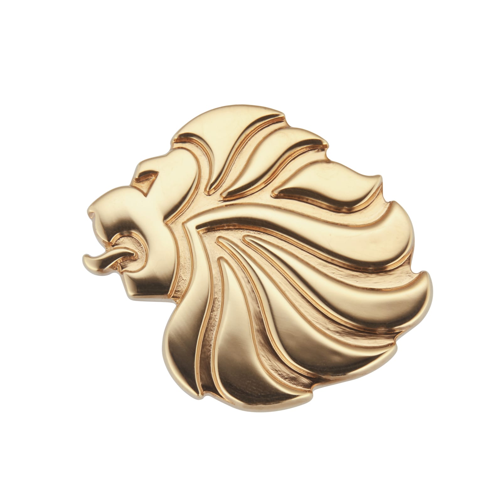 Mappin & Webb Team GB Sterling Silver Gold Plated Lion Head Pin Mappin & Webb Team GB Sterling Silver Gold Plated Lion Head Pin