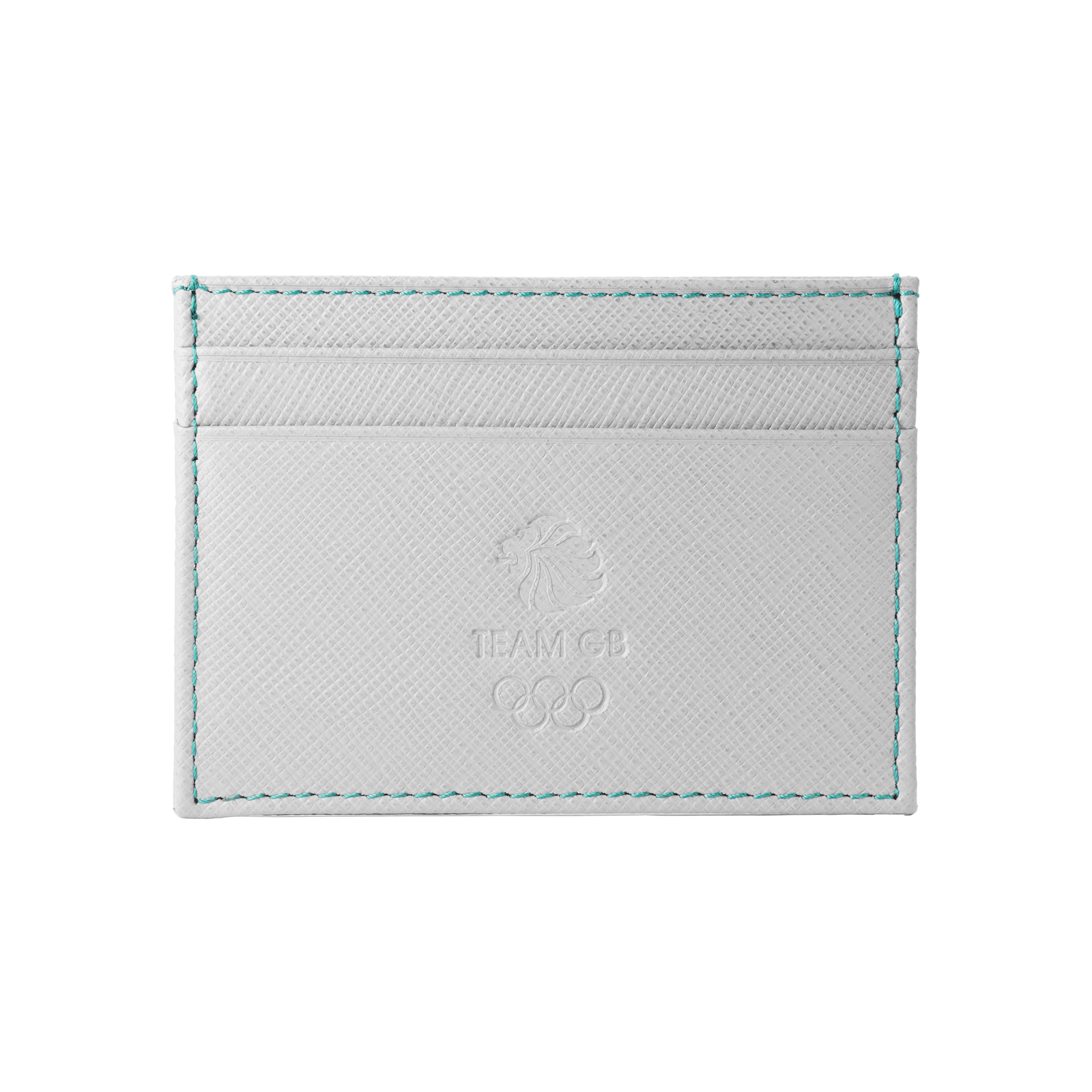 Mappin & Webb Team GB Saffiano Leather 4CC Wallet - Grey Mappin & Webb Team GB Saffiano Leather 4CC Wallet - Grey