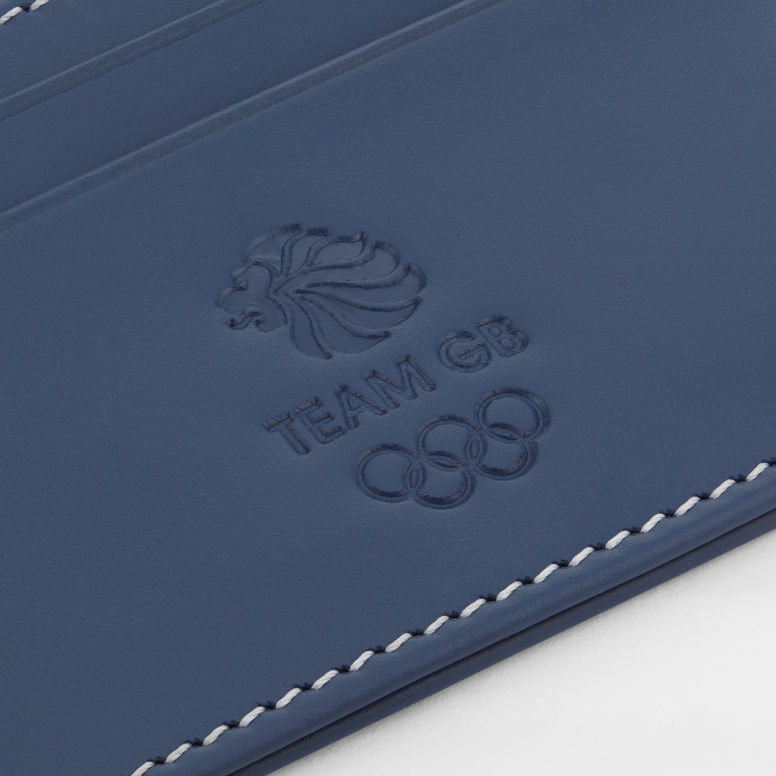 Mappin & Webb Team GB Smooth Leather 4CC Wallet - Blue Mappin & Webb Team GB Smooth Leather 4CC Wallet - Blue