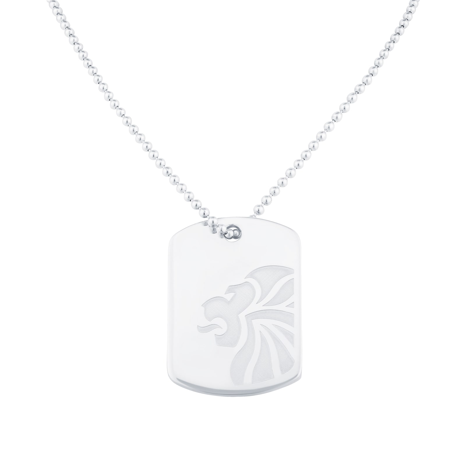 Mappin & Webb Team GB Sterling Silver Dog tag supplied with Ball chain. Laser Engraved Lion Head Solid Mappin & Webb Team GB Sterling Silver Dog tag supplied with Ball chain. Laser Engraved Lion Head Solid