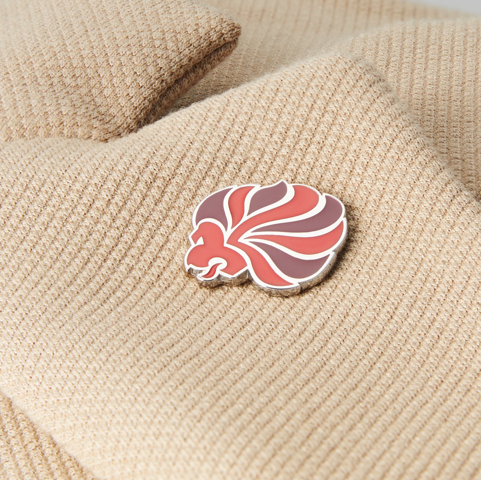 Mappin & Webb Limited Edition Team GB Sterling Silver Pin with Core Red and Dark Red Enamel Mappin & Webb Limited Edition Team GB Sterling Silver Pin with Core Red and Dark Red Enamel