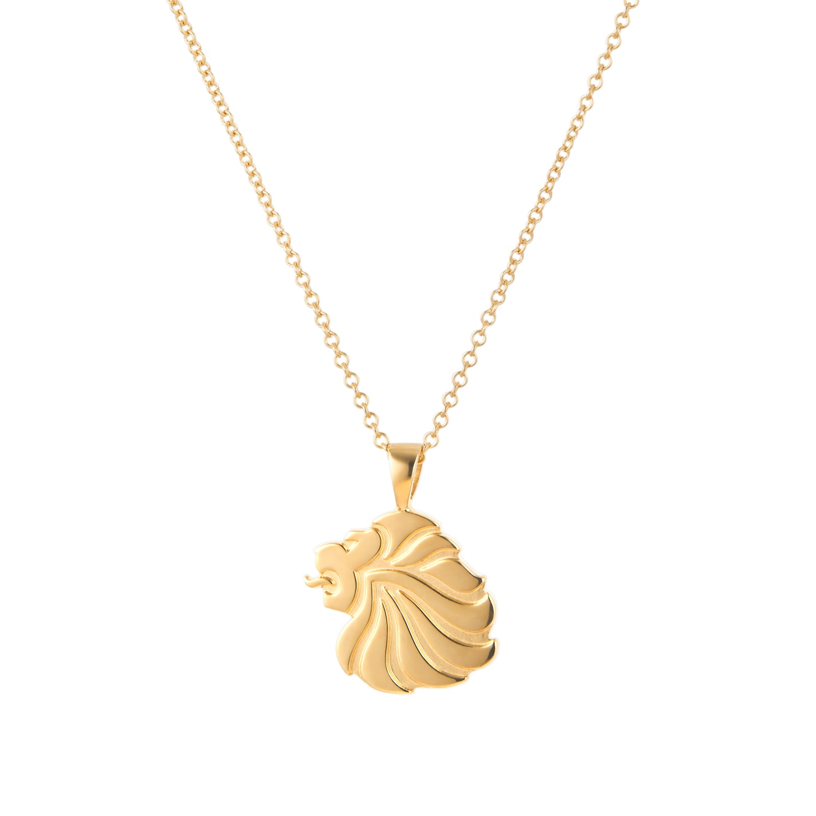 Mappin & Webb Team GB Gold Plated Sterling Silver Lion Head Pendant Mappin & Webb Team GB Gold Plated Sterling Silver Lion Head Pendant