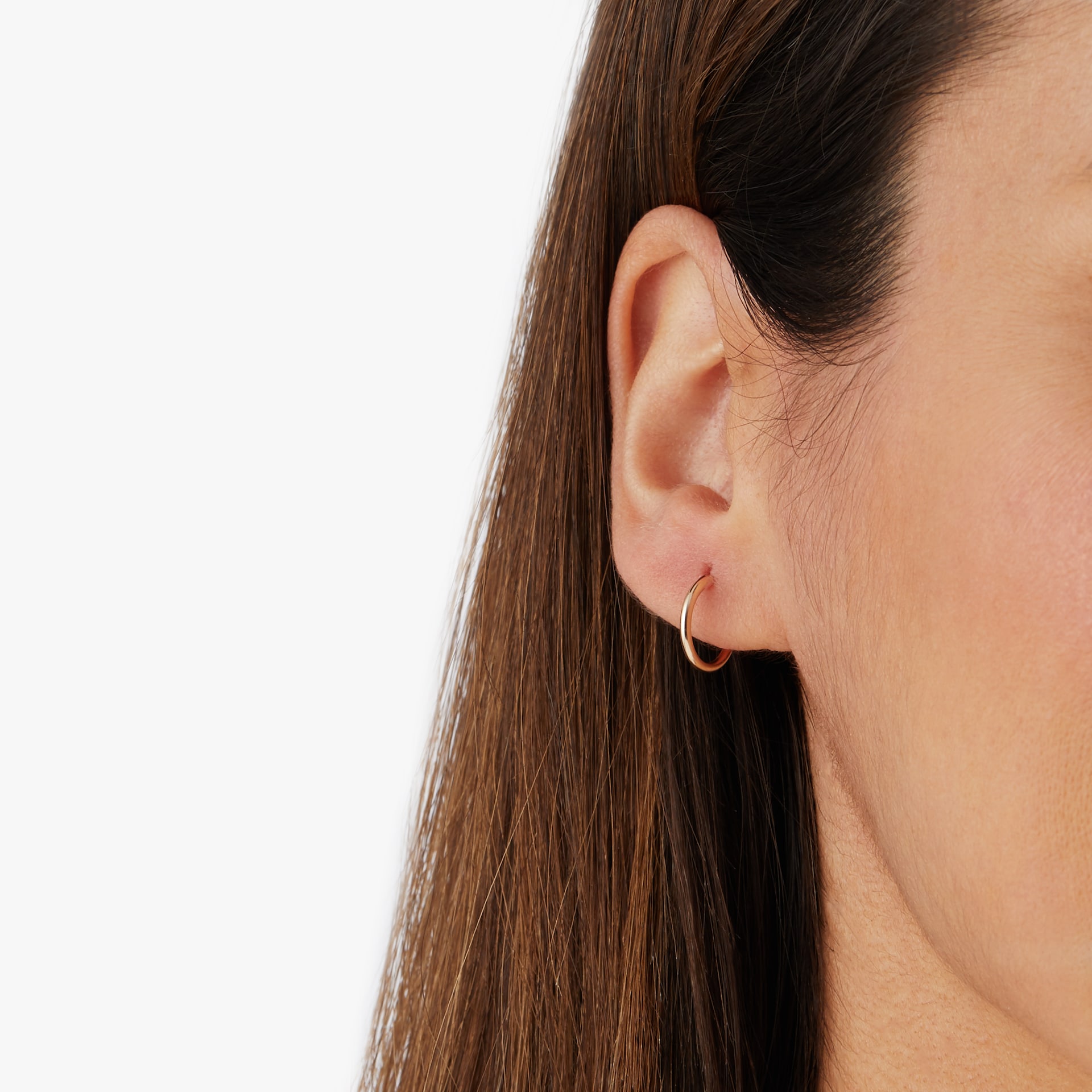 Goldsmiths 9ct Yellow Gold 13mm Hoop Earrings Goldsmiths 9ct Yellow Gold 13mm Hoop Earrings