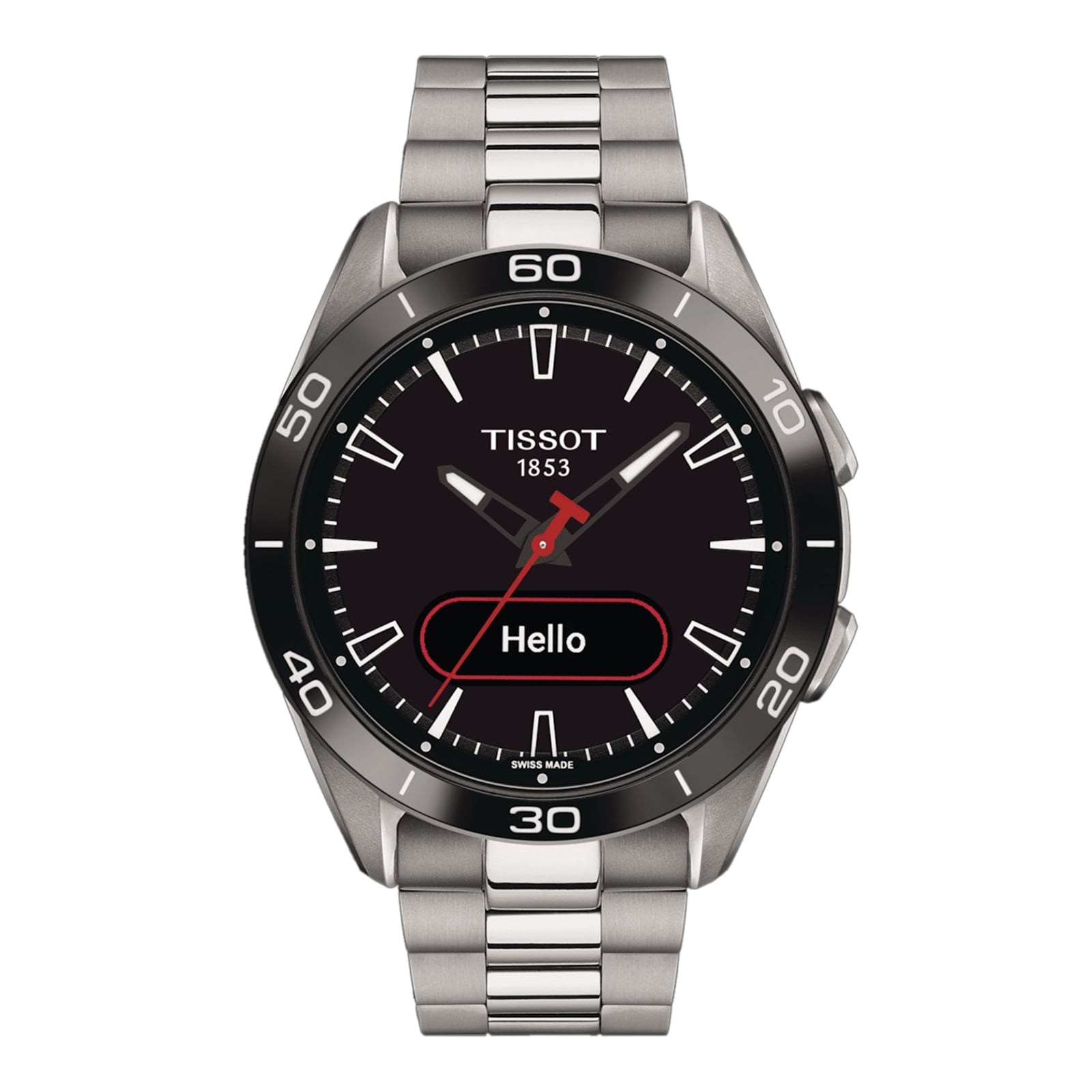 Tissot T-Touch Connect Sport 44mm Unisex Watch Black With Titanium Strap Tissot T-Touch Connect Sport 44mm Unisex Watch Black With Titanium Strap