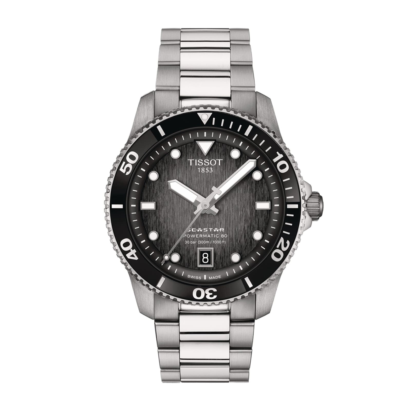 Tissot Seastar 1000 Powermatic 80 40mm Mens Watch Stainless Steel Tissot Seastar 1000 Powermatic 80 40mm Mens Watch Stainless Steel