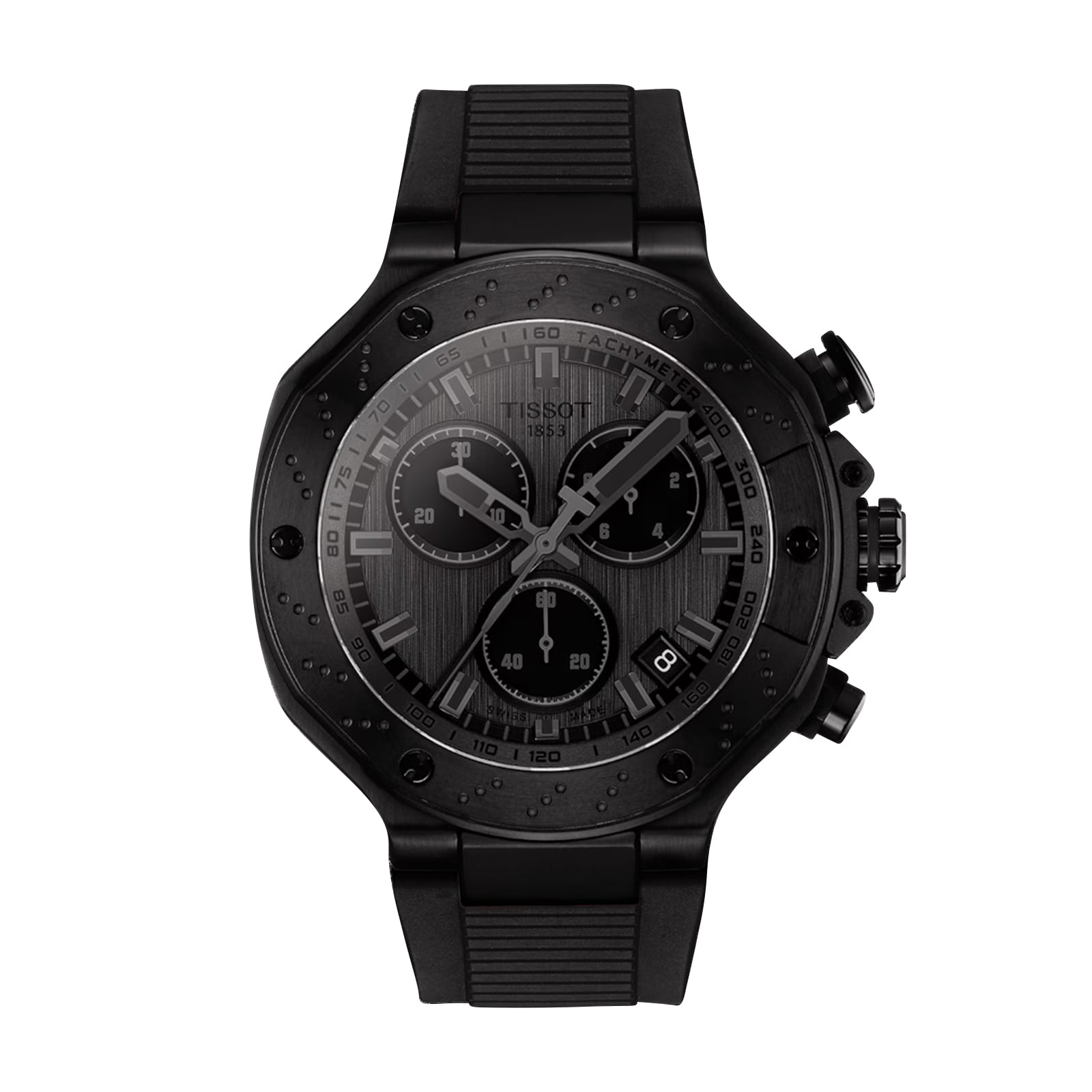 Tissot T-Race Quartz Chronograph 45mm Mens Watch Black Tissot T-Race Quartz Chronograph 45mm Mens Watch Black