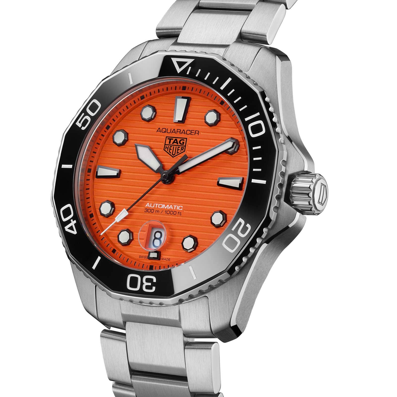 TAG Heuer Aquaracer Professional 300 43mm Orange Diver Mens Watch TAG Heuer Aquaracer Professional 300 43mm Orange Diver Mens Watch