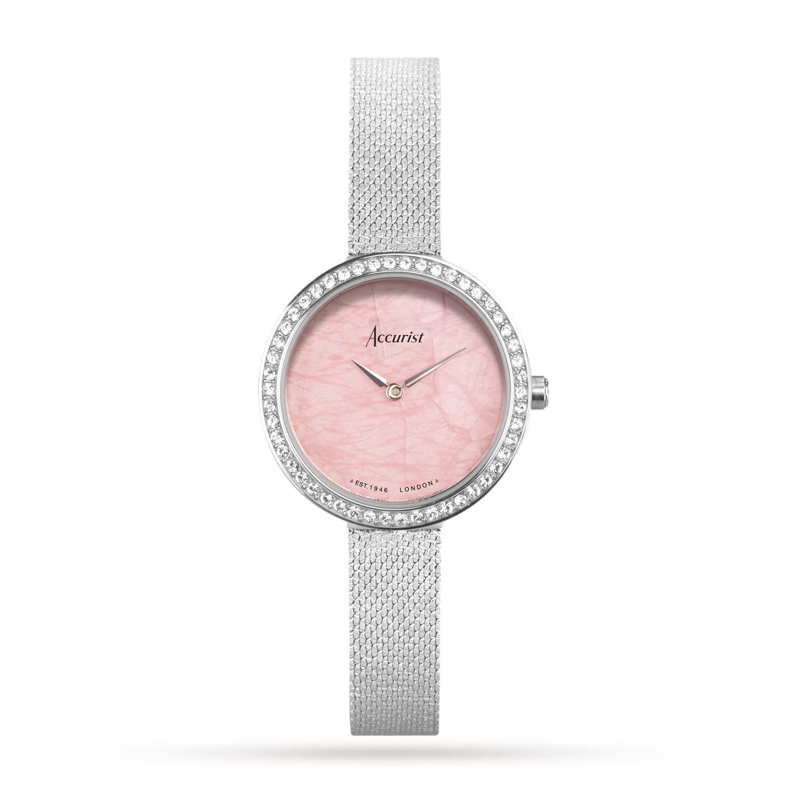 Accurist Jewellery Stainless Steel Mesh Bracelet 28mm Watch Accurist Jewellery Stainless Steel Mesh Bracelet 28mm Watch