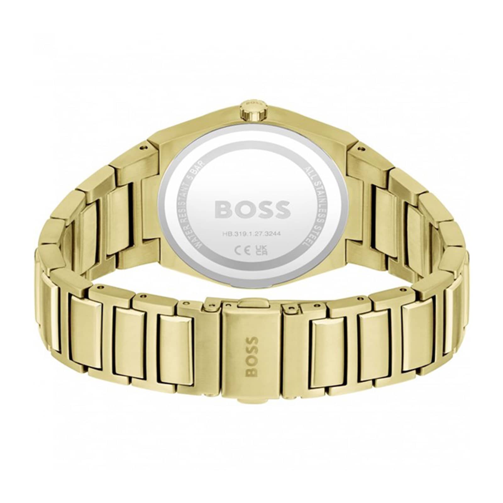 BOSS Steer 36mm Gold Dial Ladies Watch BOSS Steer 36mm Gold Dial Ladies Watch