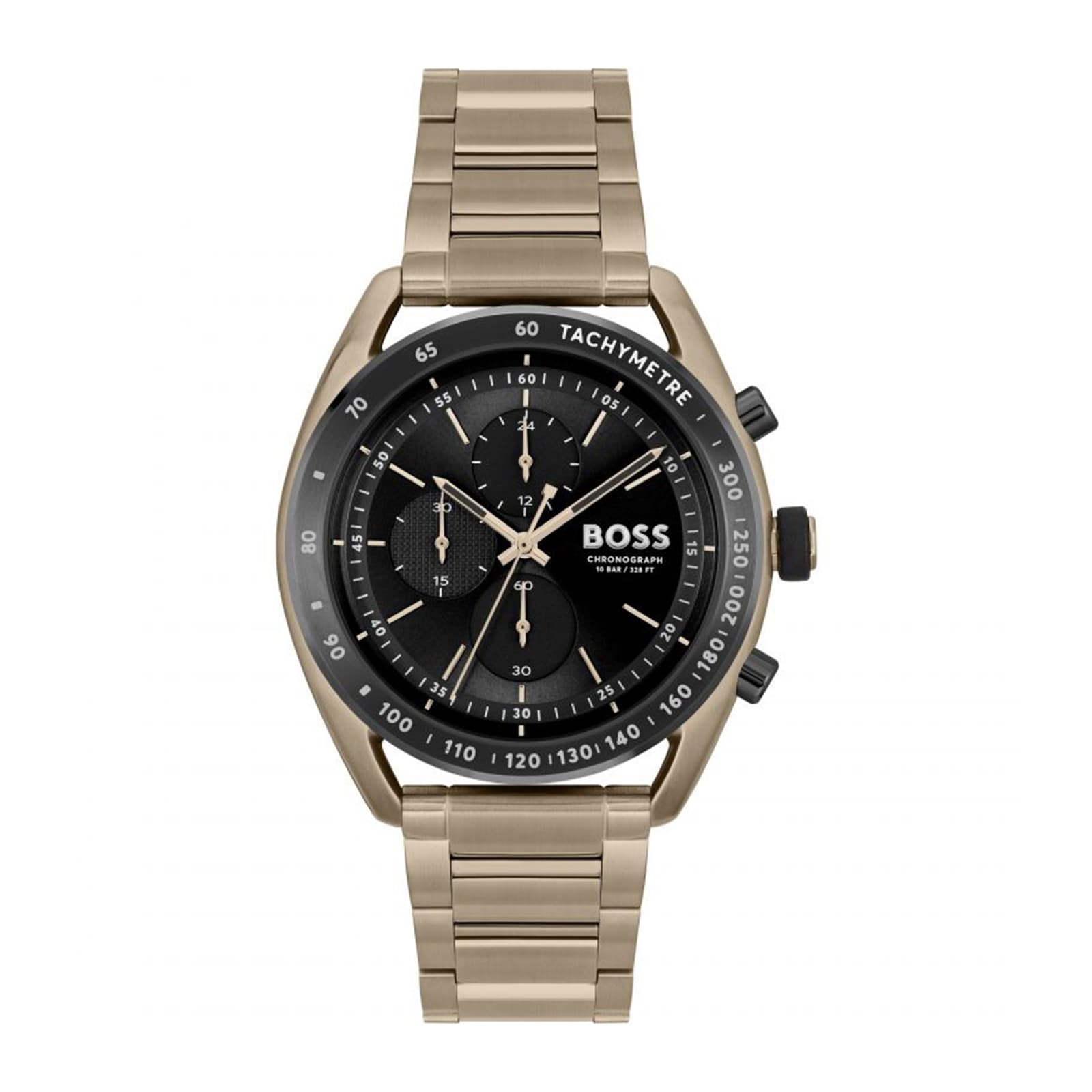 BOSS Centre Court Beige IP 44mm Mens Watch Black BOSS Centre Court Beige IP 44mm Mens Watch Black