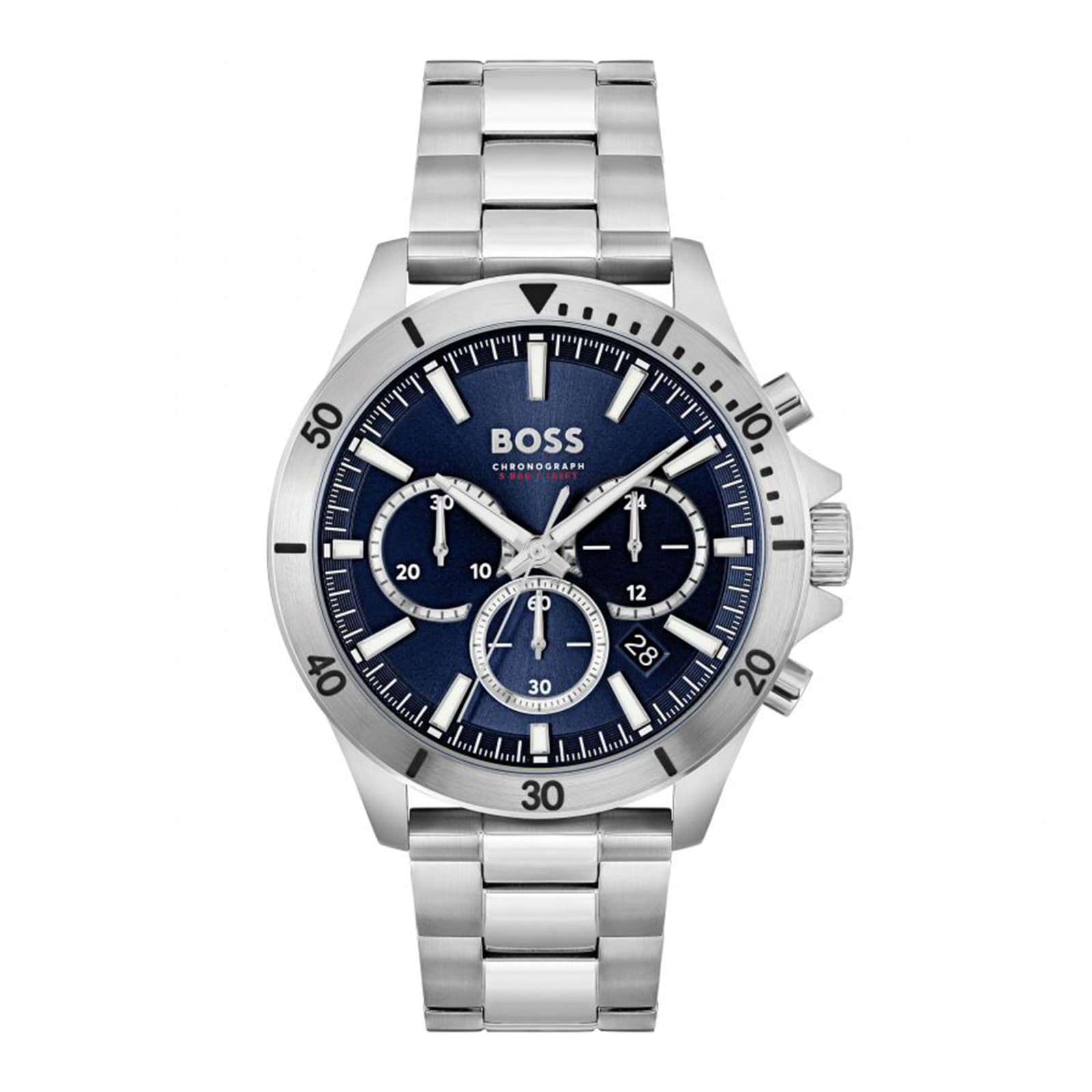 BOSS Troper Chronograph Quartz 44mm Mens Watch Blue
