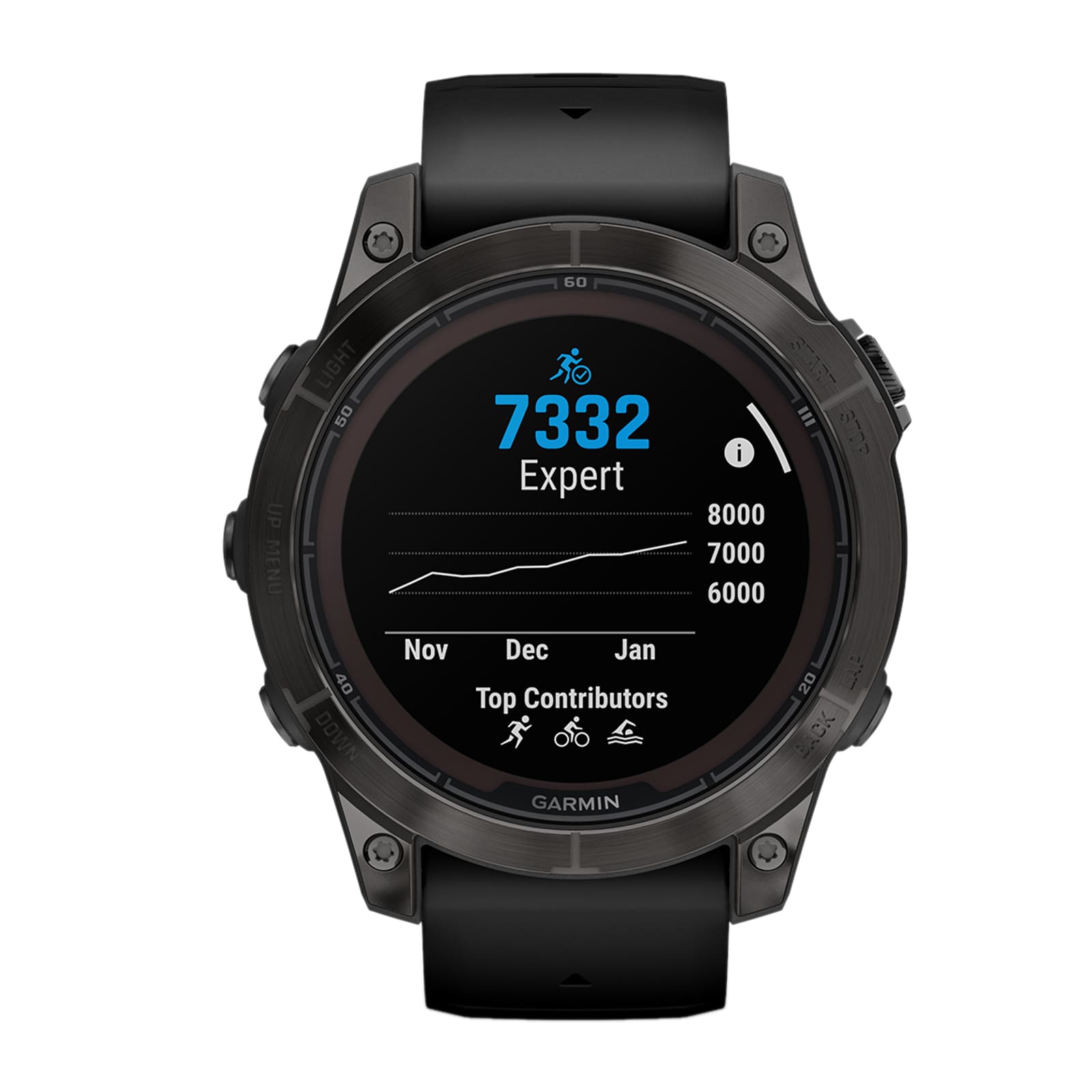 Garmin Fēnix® 7 Pro – Sapphire Solar Edition Carbon Grey DLC Titanium with Black Band 47mm Smart Watch Garmin Fēnix® 7 Pro – Sapphire Solar Edition Carbon Grey DLC Titanium with Black Band 47mm Smart Watch