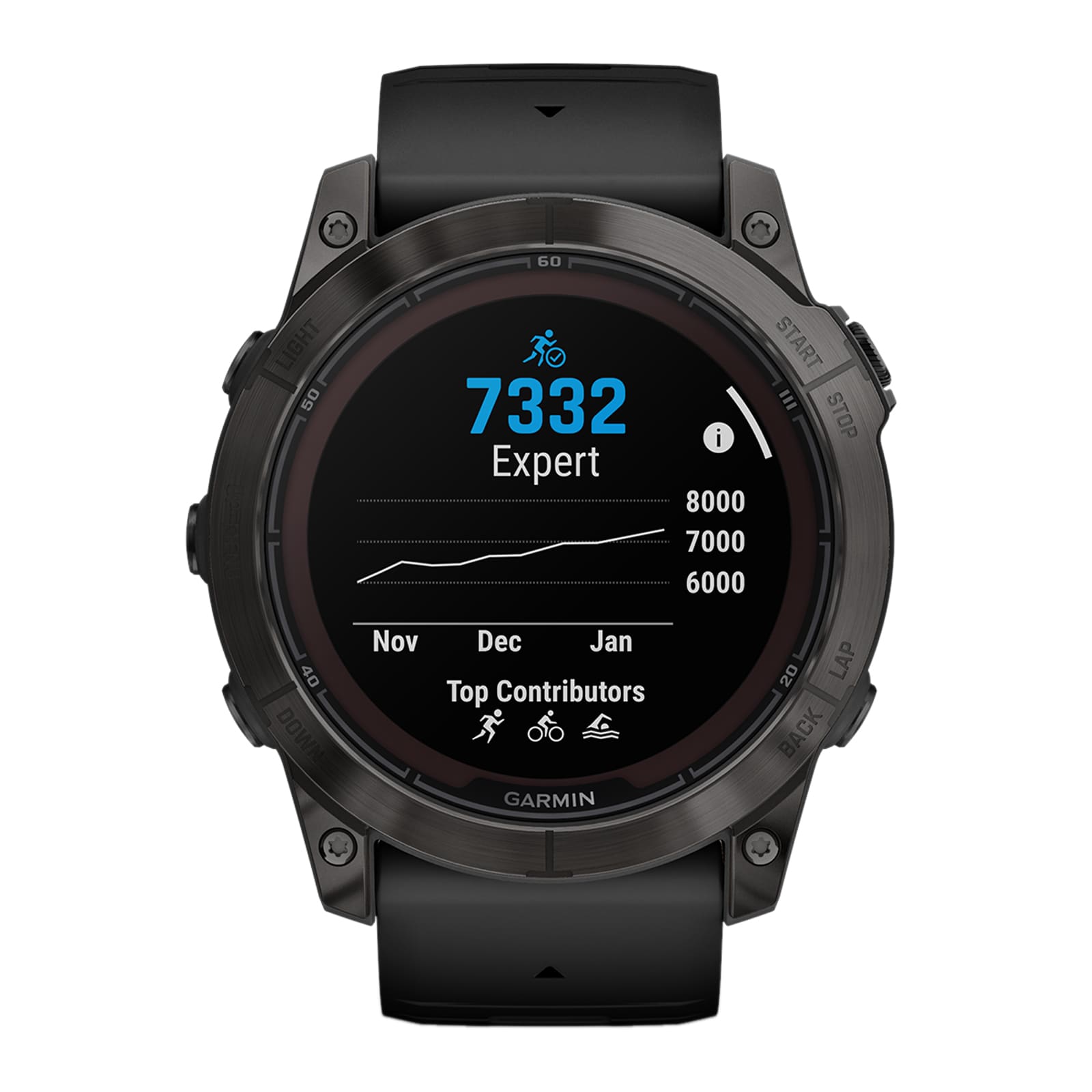 Garmin Fēnix® 7X Pro – Sapphire Solar Edition Carbon Grey DLC Titanium with Black Band 51mm Smart Watch Garmin Fēnix® 7X Pro – Sapphire Solar Edition Carbon Grey DLC Titanium with Black Band 51mm Smart Watch