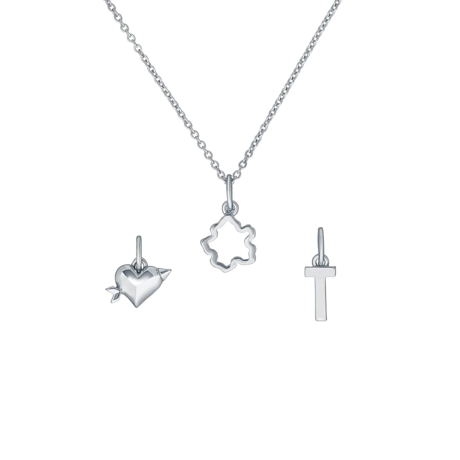 Ted Baker Amyas Charmed Silver Coloured Choker Gift Set 45cm Necklace Ted Baker Amyas Charmed Silver Coloured Choker Gift Set 45cm Necklace