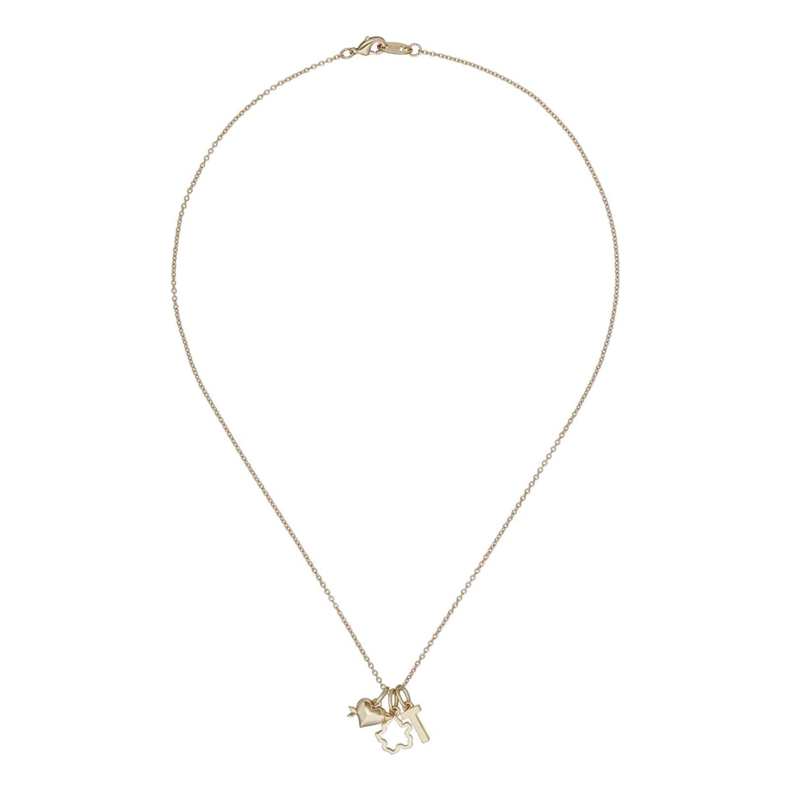 Ted Baker Amyas Charmed Yellow Gold Coloured Choker Gift Set 45cm Necklace Ted Baker Amyas Charmed Yellow Gold Coloured Choker Gift Set 45cm Necklace