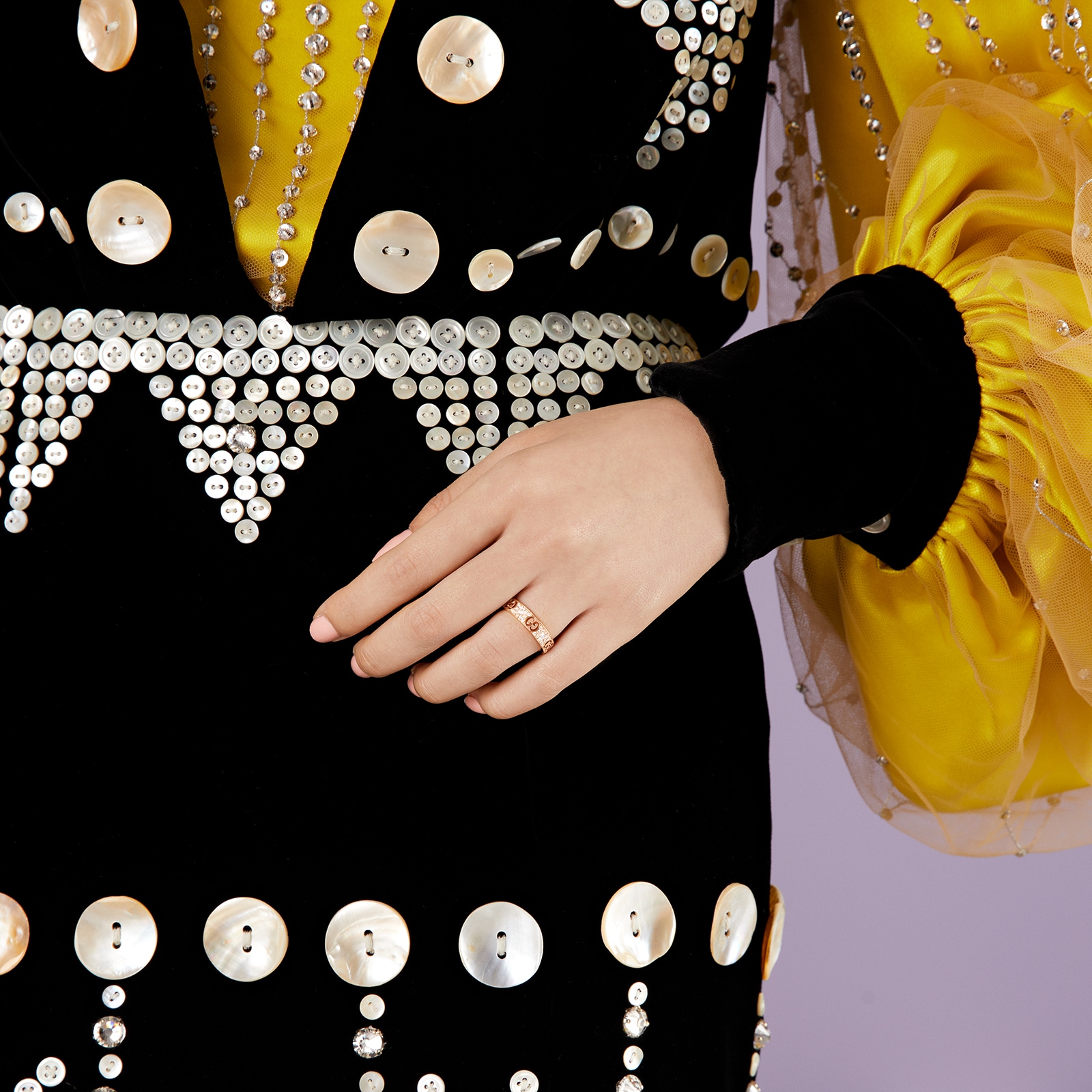 Gucci Icon 18ct Rose Gold 0.46ct Diamond Ring Gucci Icon 18ct Rose Gold 0.46ct Diamond Ring