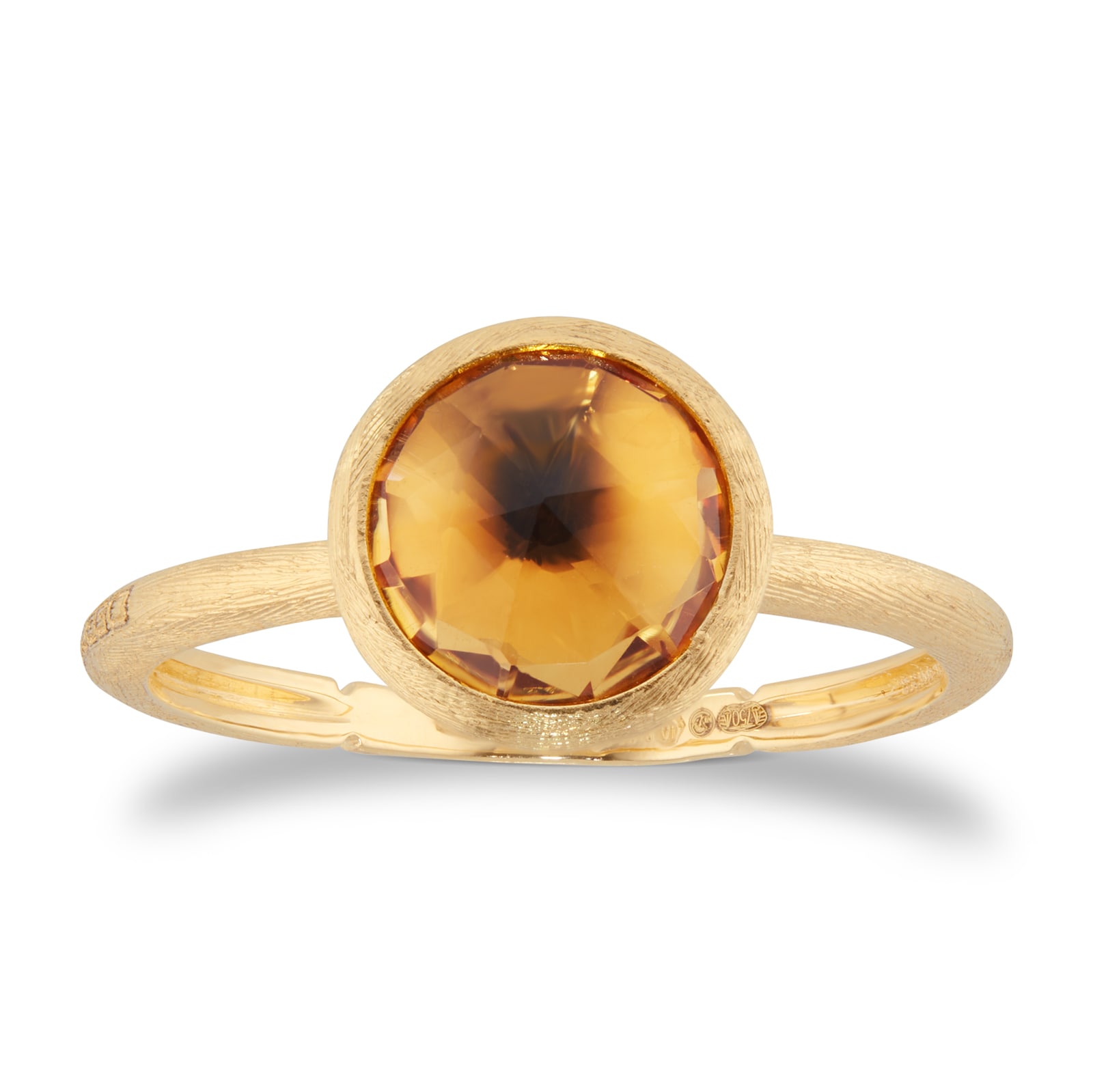 Marco Bicego 18ct Yellow Gold Jaipur Colour Collection Citrine Stacking Ring Marco Bicego 18ct Yellow Gold Jaipur Colour Collection Citrine Stacking Ring