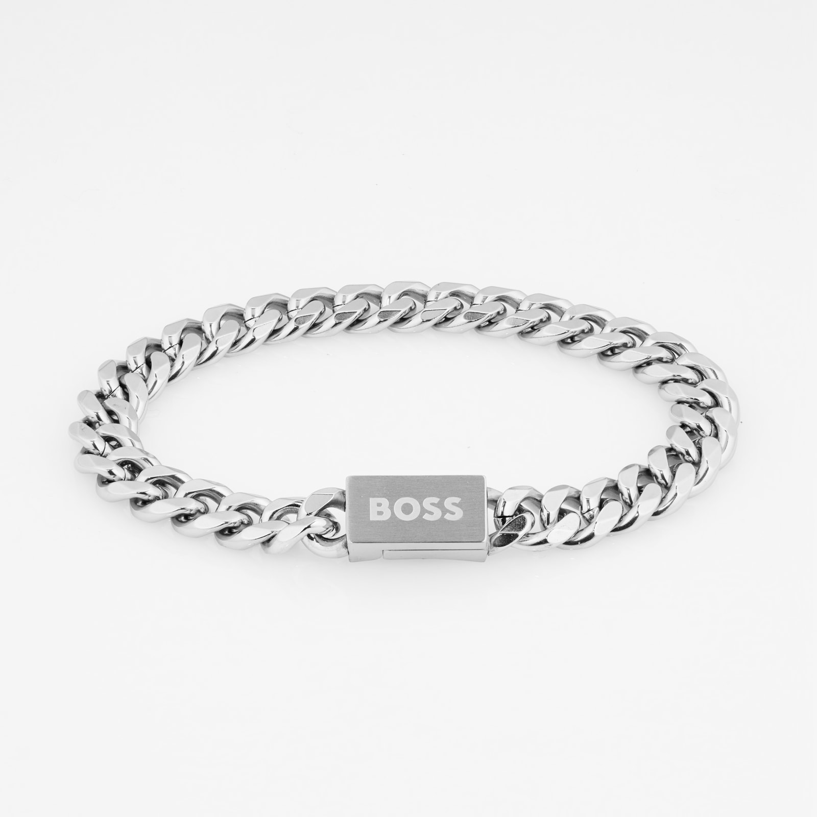 BOSS Gents BOSS Stainless Steel Chain Link Bracelet