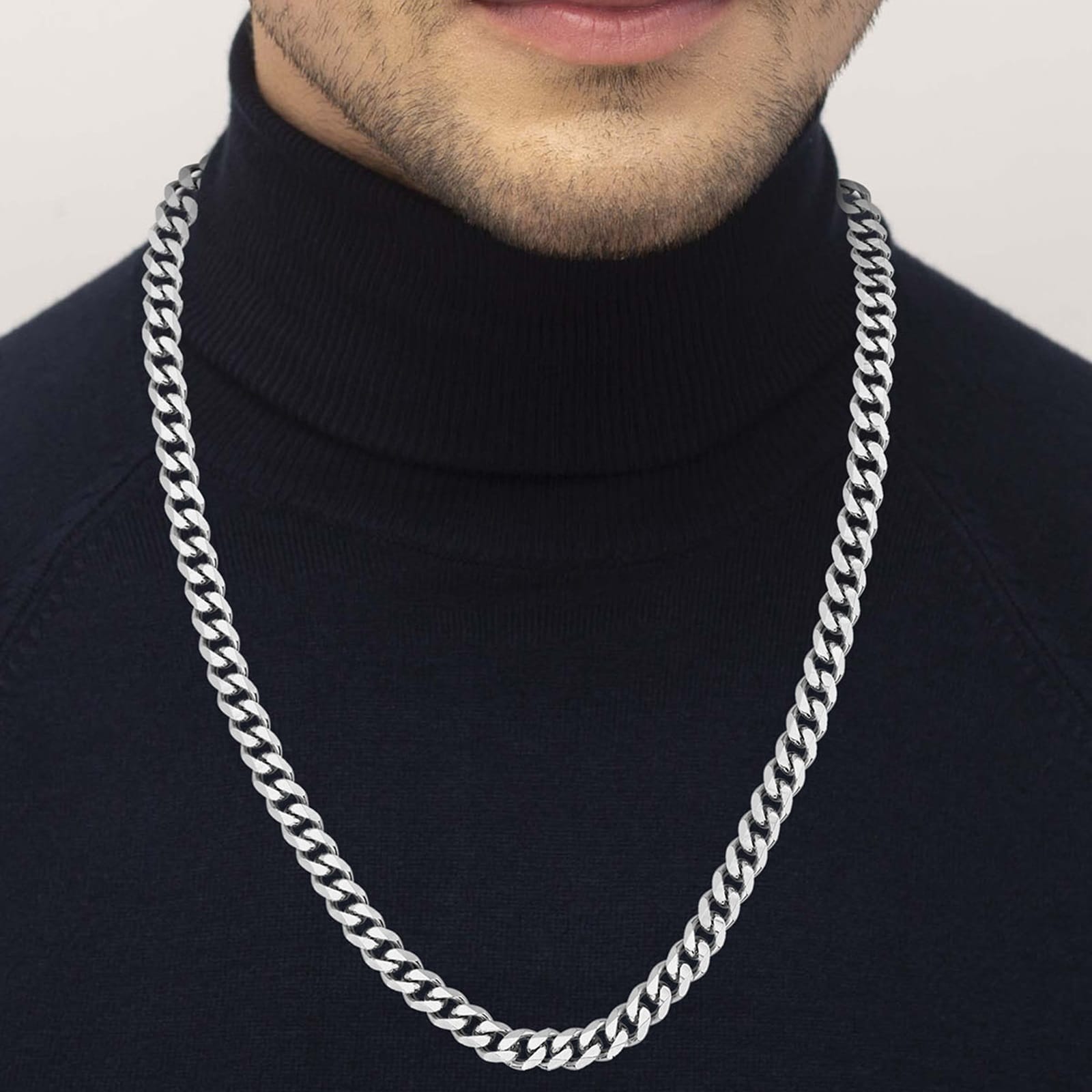 BOSS Gents BOSS Stainless Steel Chain Link Necklace
